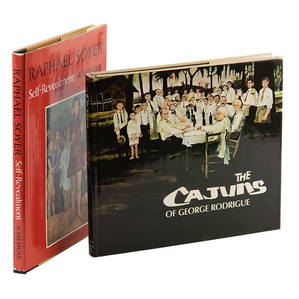 Artists: Raphael Soyer and George Rodrigue (2) Signed Books
