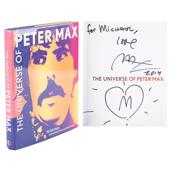 Peter Max Signed Book