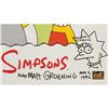 Image 2 : Matt Groening Signed Poster with Original Bart and Lisa Simpson Sketches