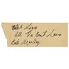 Image 1 : Bob Marley Signature and Ottawa 1979 Backstage Pass