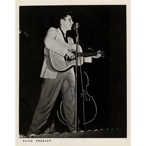 Elvis Presley Signed Photograph