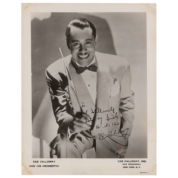 Cab Calloway Signed Photograph