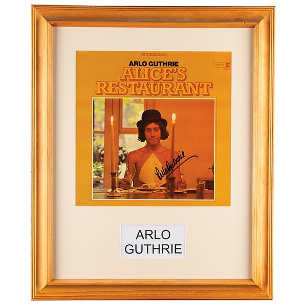 Arlo Guthrie Signed Album