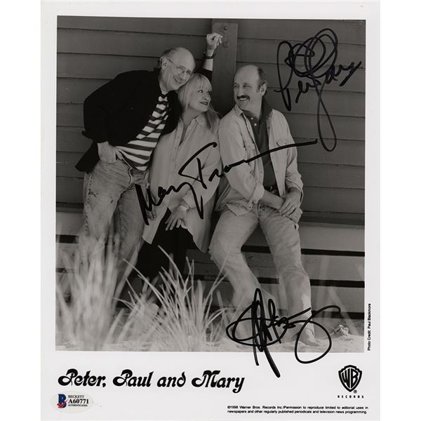 Peter, Paul, and Mary Signed Photograph