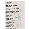 Image 1 : Elvis Costello and the Attractions Signed 1994 Set List