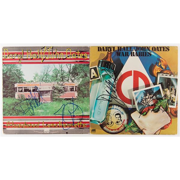 Hall and Oates (2) Signed Albums