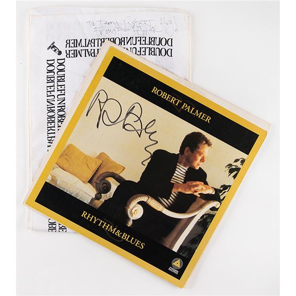 Robert Palmer Signed Album Flat and Scarf