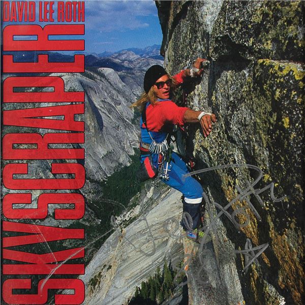 David Lee Roth Signed Album