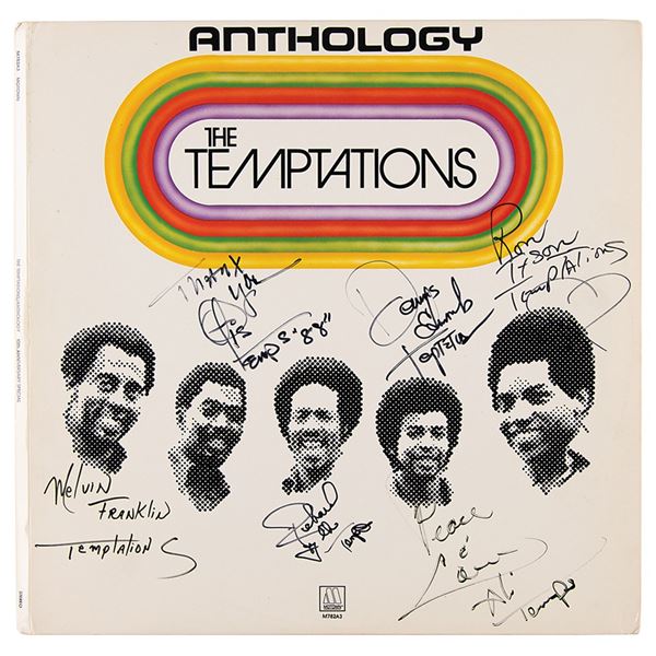 The Temptations Signed Album
