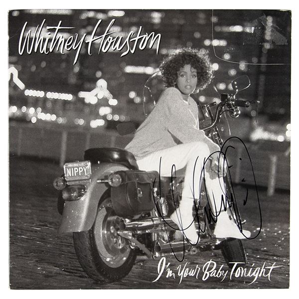 Whitney Houston Signed Album