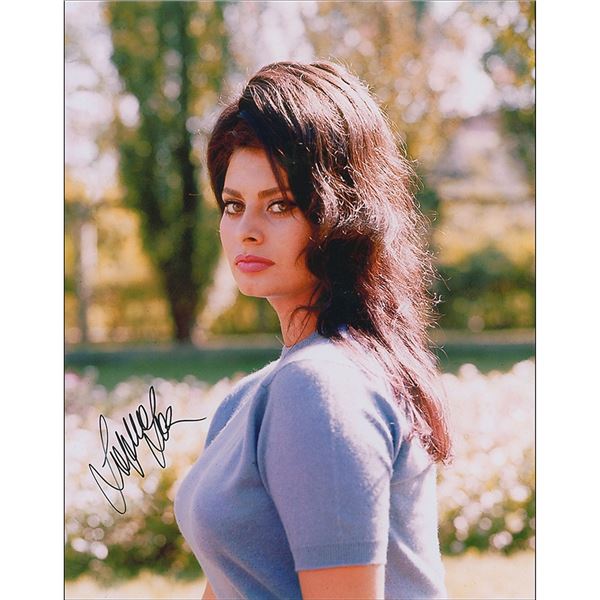 Sophia Loren Signed Photograph