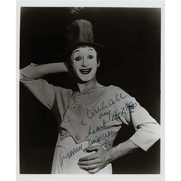 Marcel Marceau Signed Photograph