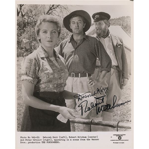Robert Mitchum and Deborah Kerr Signed Photograph
