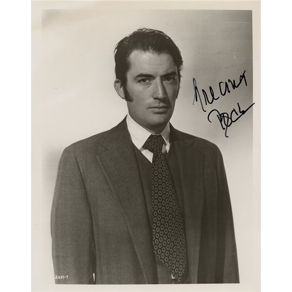 Gregory Peck Signed Photograph