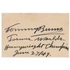 Image 1 : Tommy Burns Signature