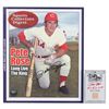 Image 1 : Pete Rose Signed Baseball Card and Signed Print