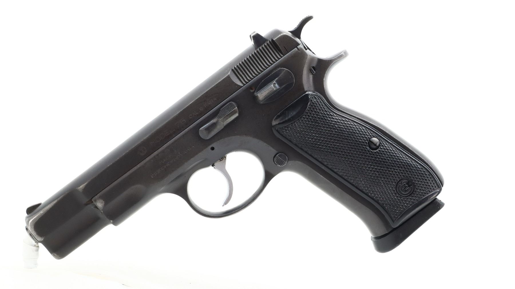 75 Caliber 7/10, CZ, MODEL: 75, CALIBER: 9MM LUGER - Switzer's Auction & Appraisal ...