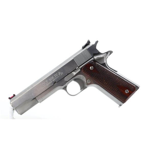 7+/10, COLT , MODEL: MKIV SERIES 80 GOVERNMENT , CALIBER: 38 SUPER