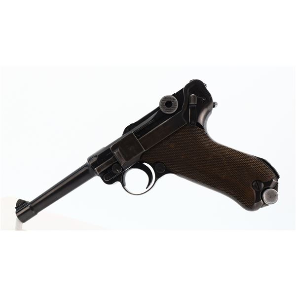 6+/10, WWII GERMAN , MODEL: P08 LUGER , CALIBER: 9MM LUGER