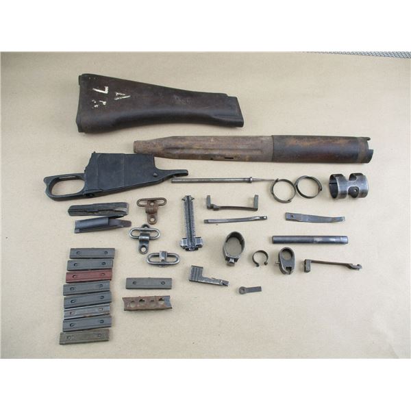 ASSORTED MILITARY GUN PARTS