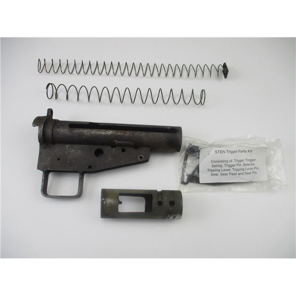 ASSORTED STEN MK.II SMG PARTS