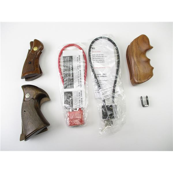 ASSORTED REVOLVER GRIPS ETC