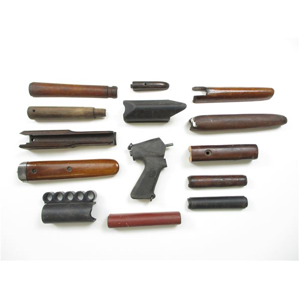 ASSORTED RIFLE & SHOTGUN FORENDS ETC