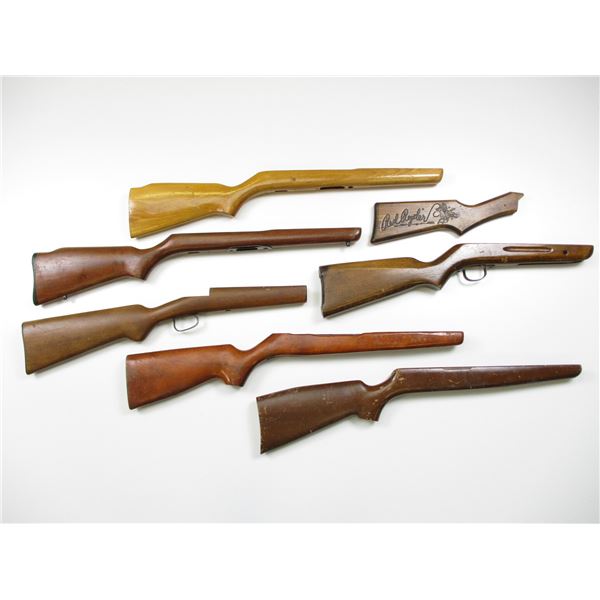 ASSORTED .22LR RIFLE STOCKS ETC