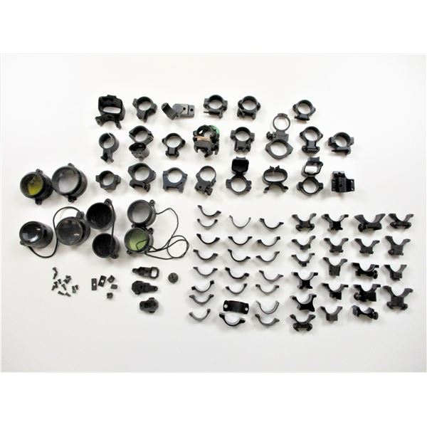ASSORTED SCOPE RING PARTS