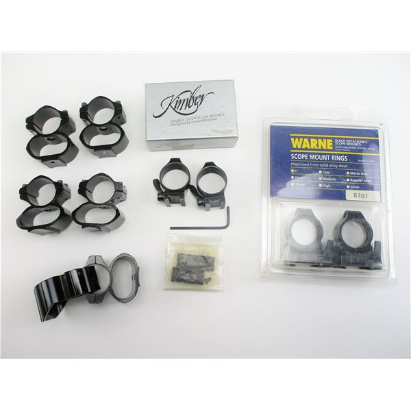 ASSORTED SCOPE RINGS