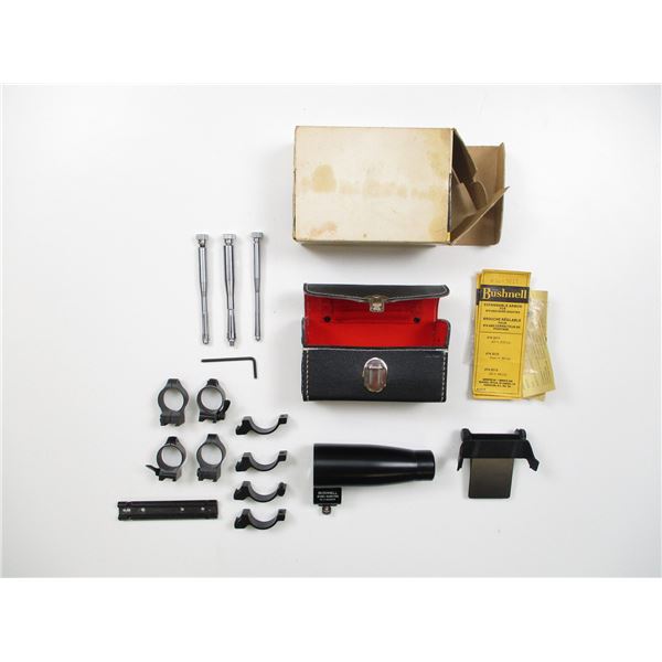 ASSORTED SCOPE RINGS & BORE SIGHTER