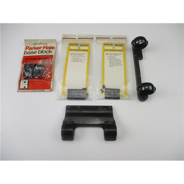 ASSORTED SCOPE RINGS & BASES