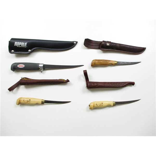 ASSORTED FILLET KNIVES