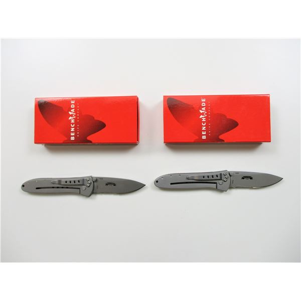 BENCHMADE MONOCHROME FOLDING KNIVES