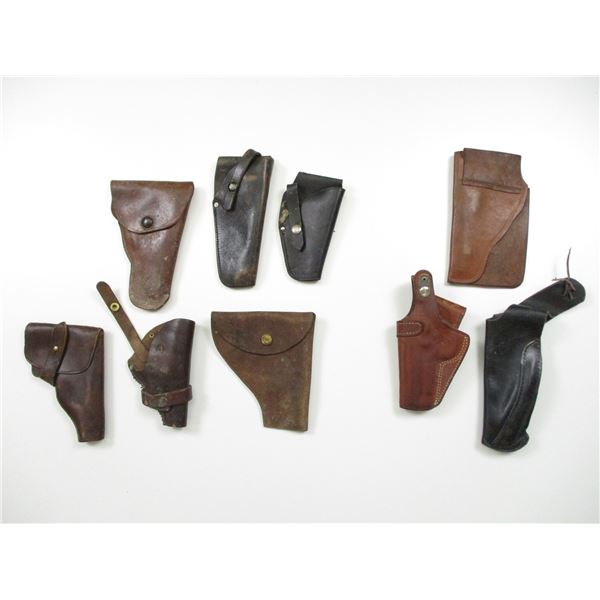 ASSORTED LEATHER HOLSTERS