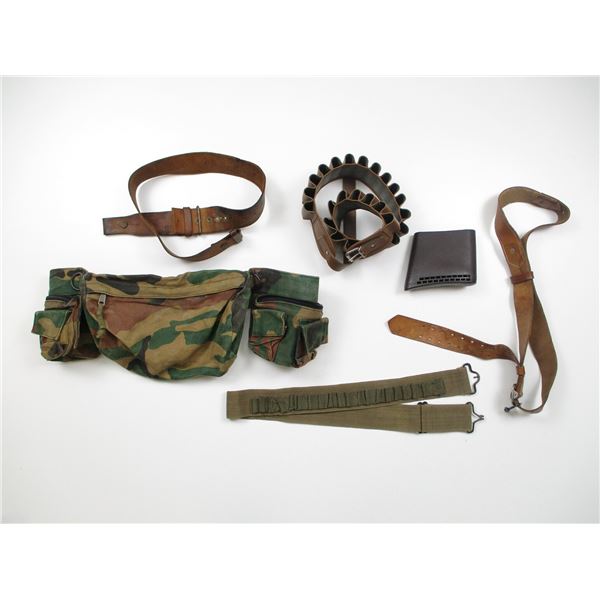 ASSORTED AMMO BELTS