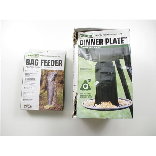 MOULTRIE BAG FEEDER & DINNER PLATE