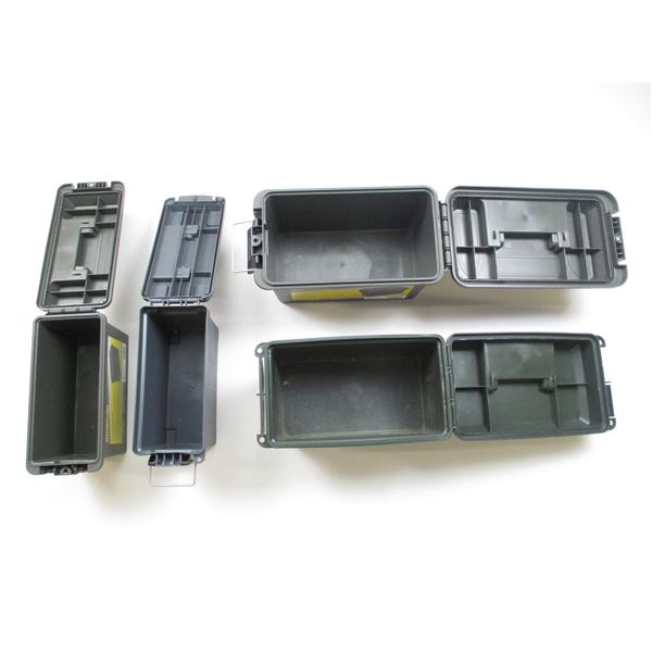 DRY/AMMO BOXES LOT