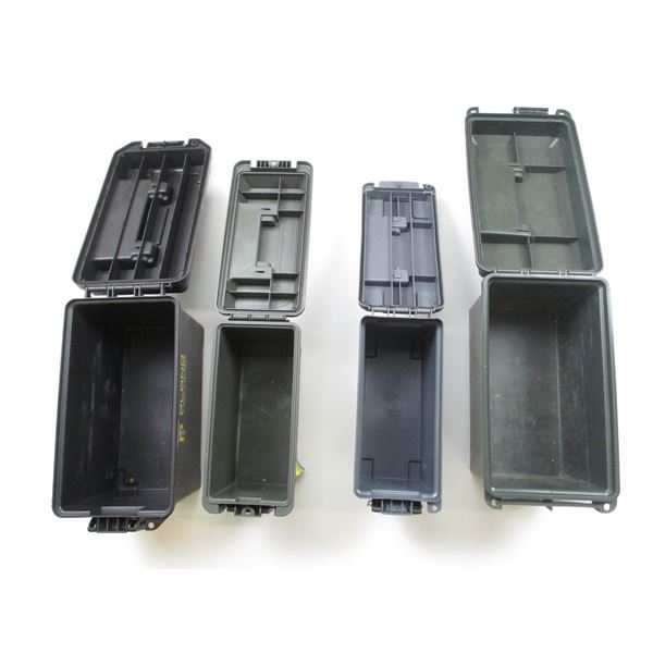 DRY/AMMO BOXES LOT