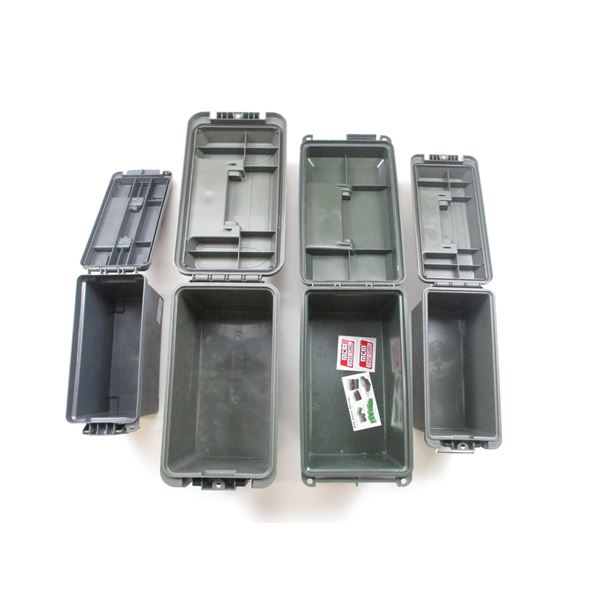 DRY/AMMO BOXES LOT