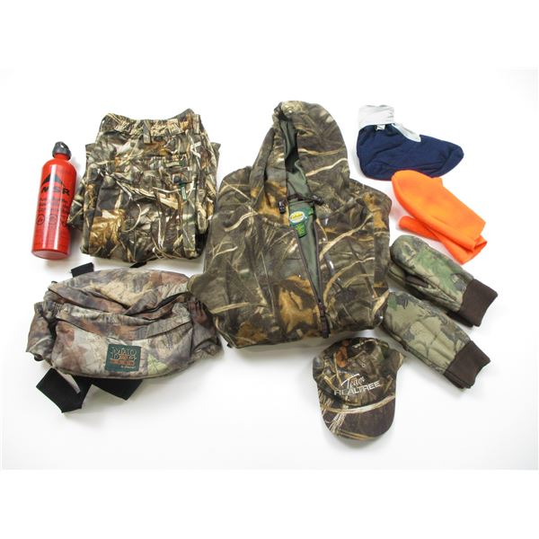 ASSORTED HUNTING CLOTHES