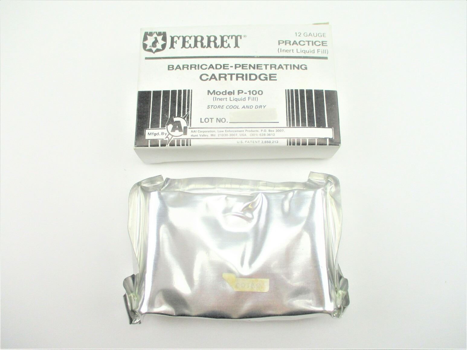 COLLECTIBLE FERRET 12 GAUGE PRACTICE ROUND AMMO