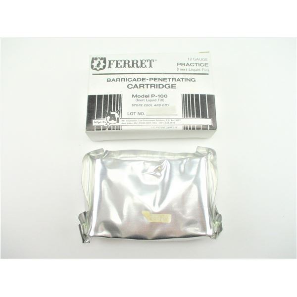 COLLECTIBLE FERRET 12 GAUGE PRACTICE ROUND AMMO