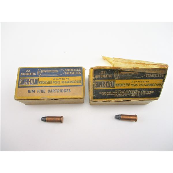 COLLECTIBLE CIL .22 AUTO AMMO