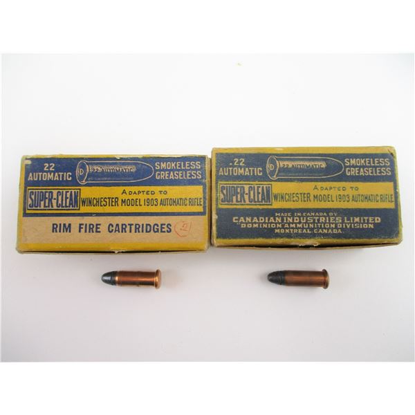COLLECTIBLE .22 AUTO AMMO