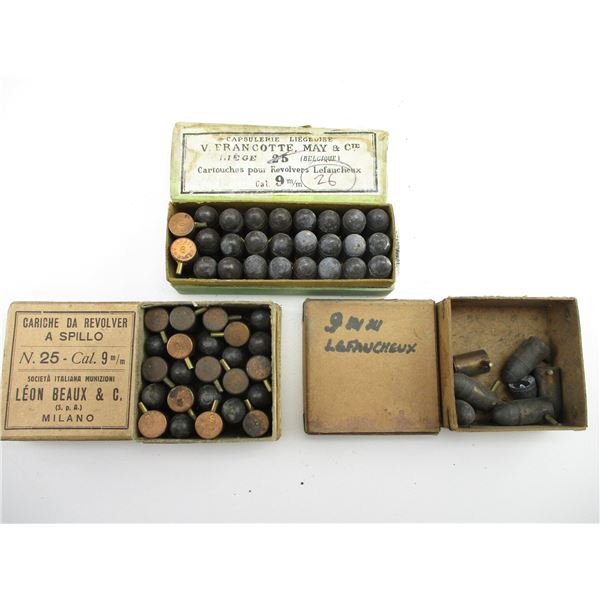 COLLECTIBLE 9MM PIN-FIRE AMMO