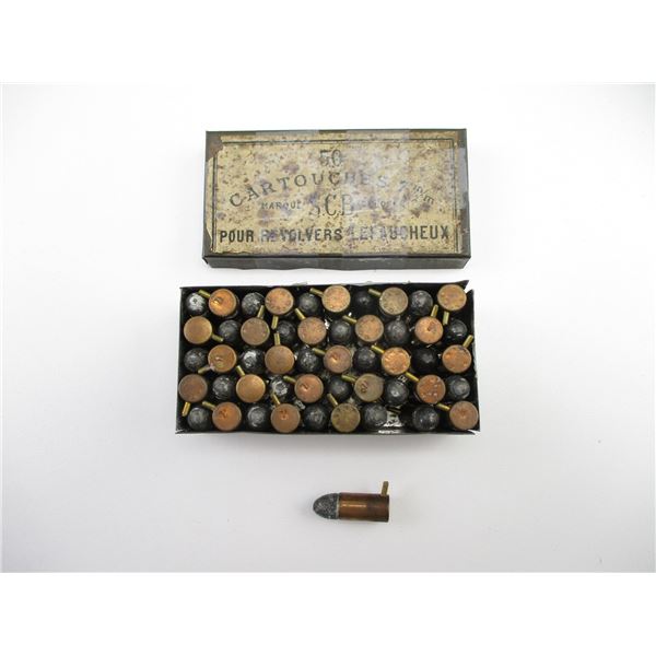 COLLECTIBLE 7MM PIN-FIRE AMMO