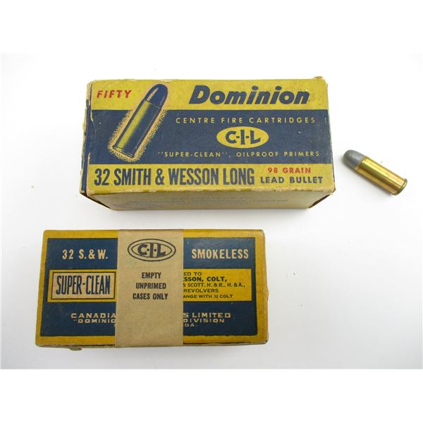 COLLECTIBLE CIL .32 S&W AMMO