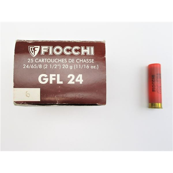 FIOCCHI GFL 24 GAUGE SHOTSHELLS