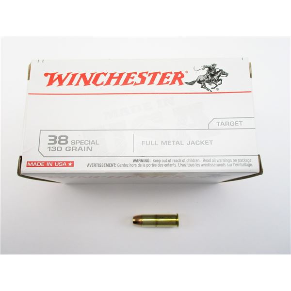 WINCHESTER .38 SPECIAL AMMO
